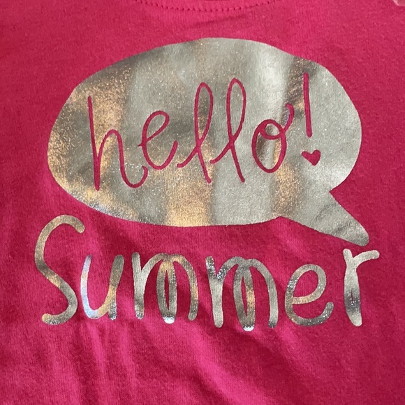 Girls pink t-shirt - Picture 2 of 3